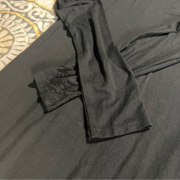 Good American Black Double Lined Midi Bodycon Dress, Size 4 - Picture 7 of 9